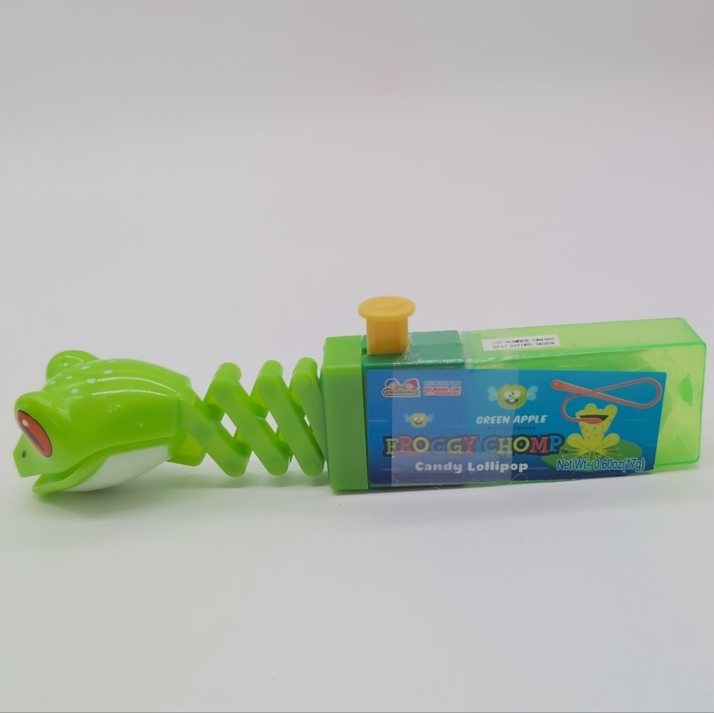 Froggy Chomp Grabber Green Candy Lollipop Toy